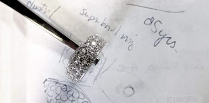 Cluster ring shown on design documents