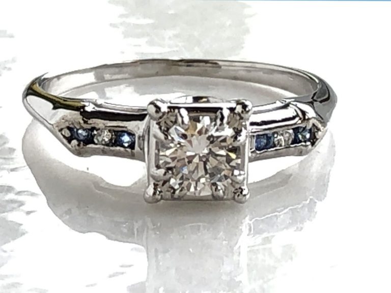 seamless cracked engagement ring repair, CA client