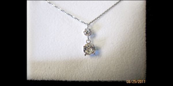 repurposed necklace
