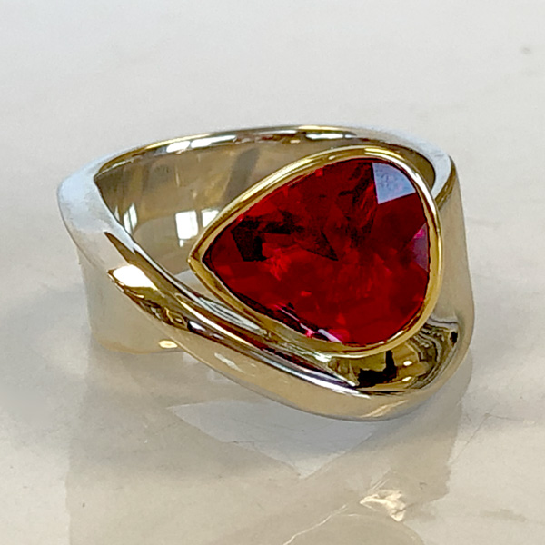 mobius ruby ring